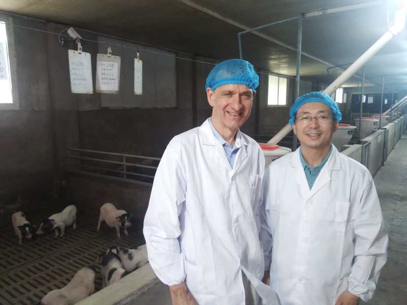 国际异种器官移植主席 Leo Bühler 参观调研成都中科奥格并有意担任中科奥格科学顾问