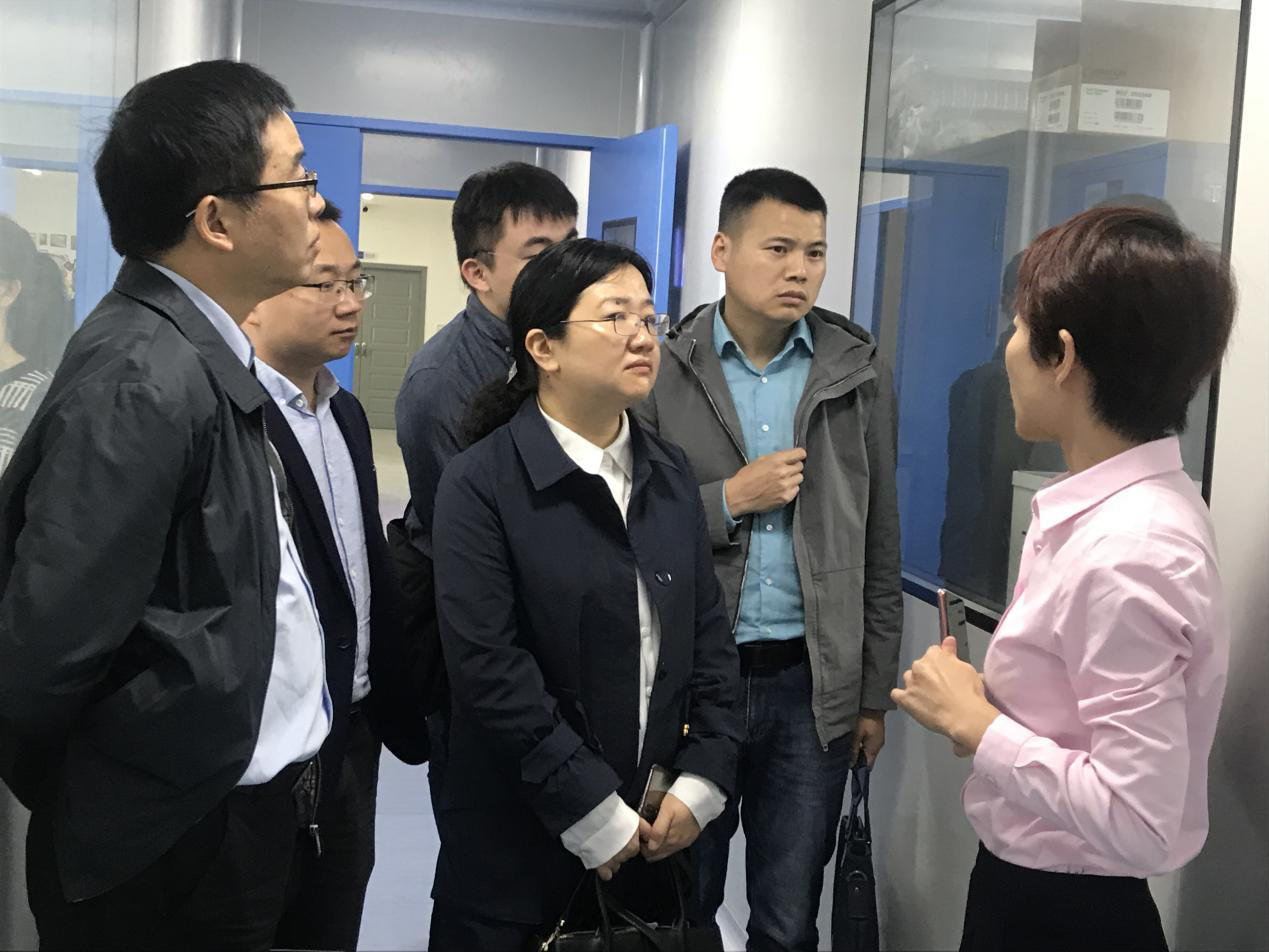 四川省科技厅政策法规处、成都市科技局科技成果处领导莅临中科奥格参观、调研