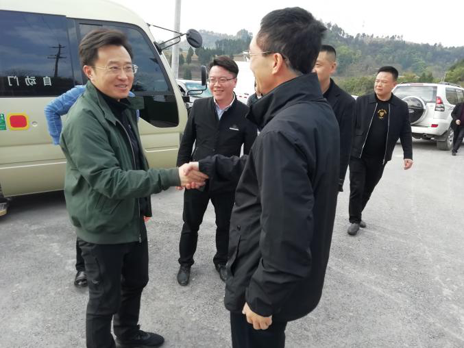 资中县委书记毕胜一行到四川中科奥格视察