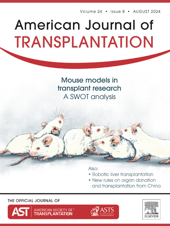 《美国移植杂志》新闻简报:David Cooper教授撰文简述中科奥格供体猪在异种移植亚临床研究取得突破性进展